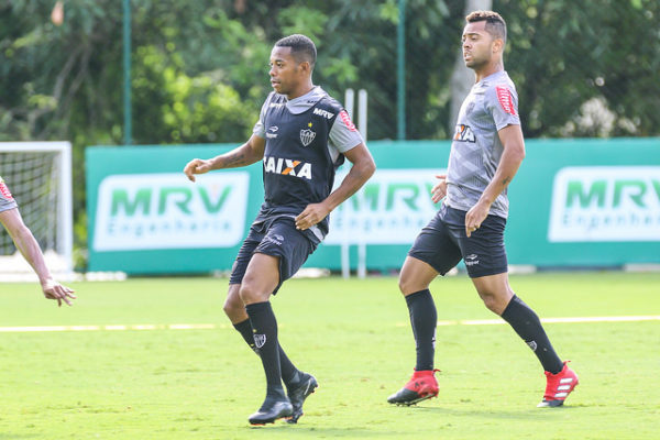 Atlético-MG: Robinho é liberado pelo DM e treina normalmente Atlético-MG: Robinho é liberado pelo DM e treina normalmente