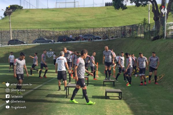 Atlético-MG: Grupo realiza penúltimo treino antes do jogo contra o Villa Nova Atlético-MG: Grupo realiza penúltimo treino antes do jogo contra o Villa Nova