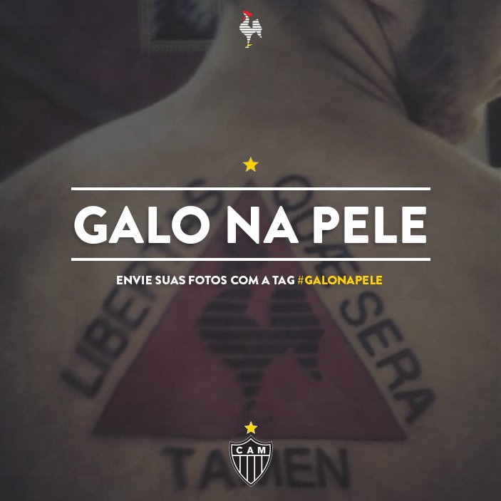 Fotos de tatuagens relacionadas ao Atlético enviadas por 